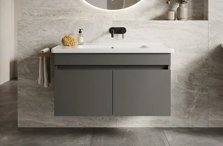 Bella Plus Bathroom Cabinet Bottom Module Anthracite 65cm