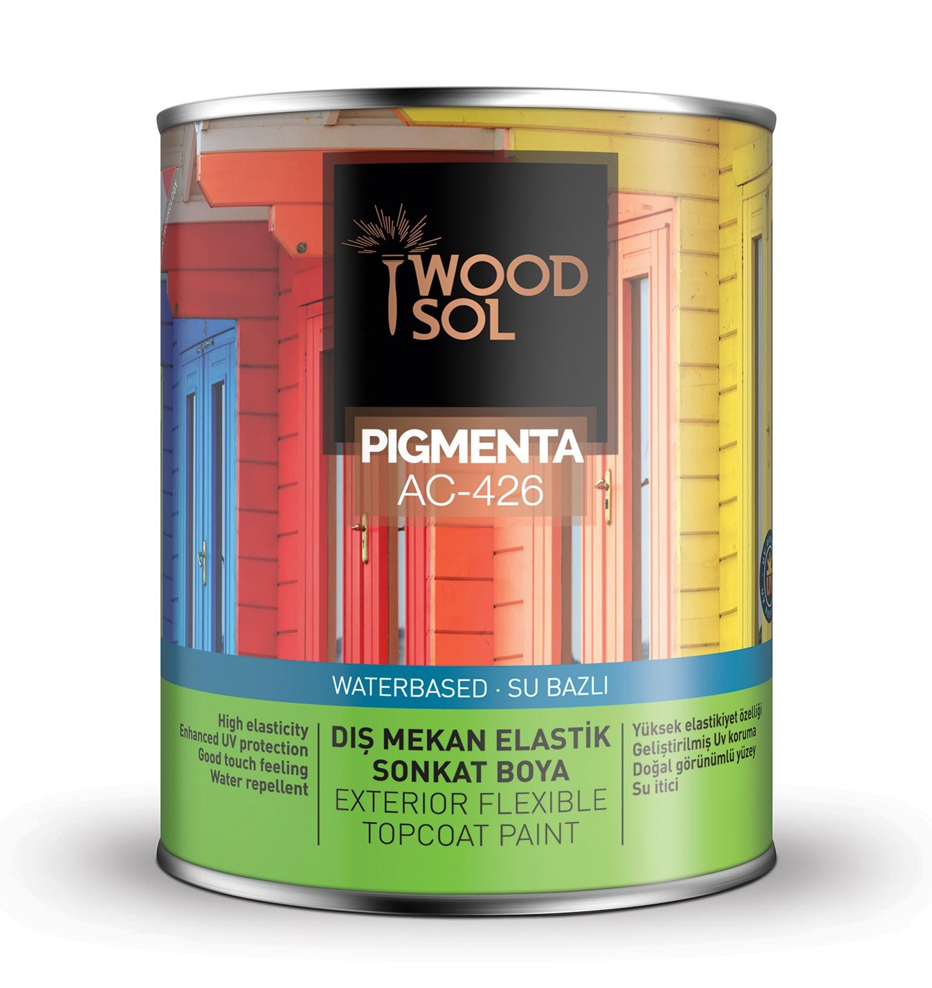 Woodsol Pigmenta Elastik Son Kat Boya Beyaz 2.5Lt.