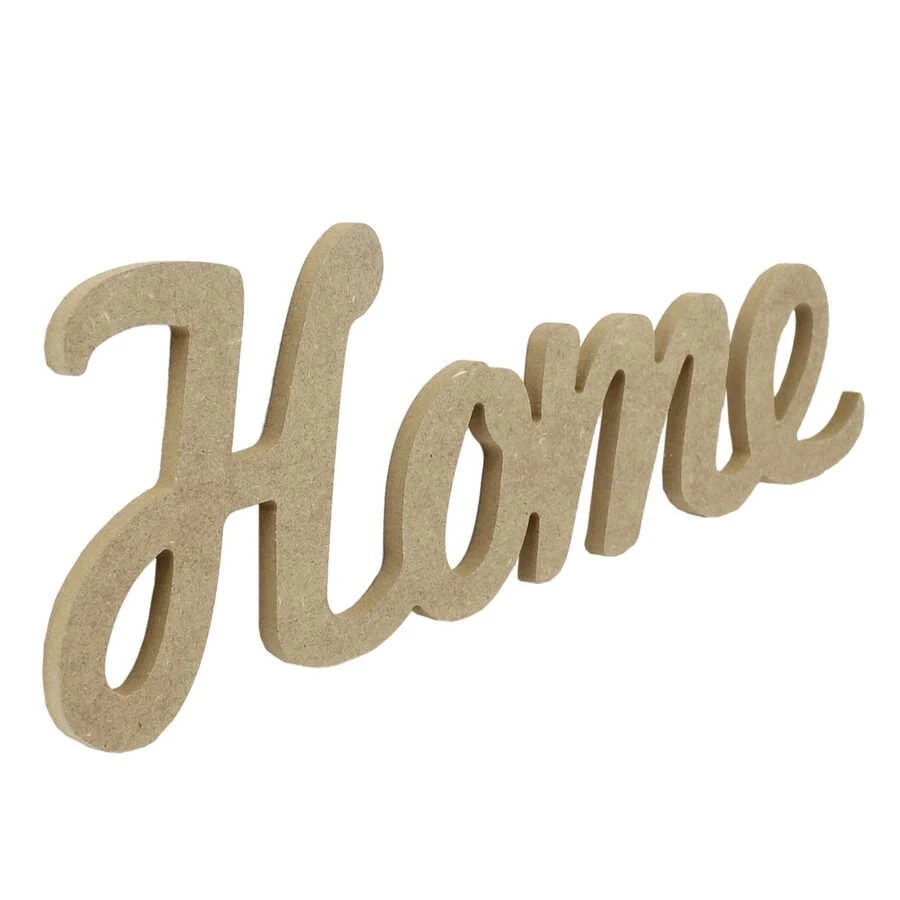 Ahşap Home Yazı 35cm