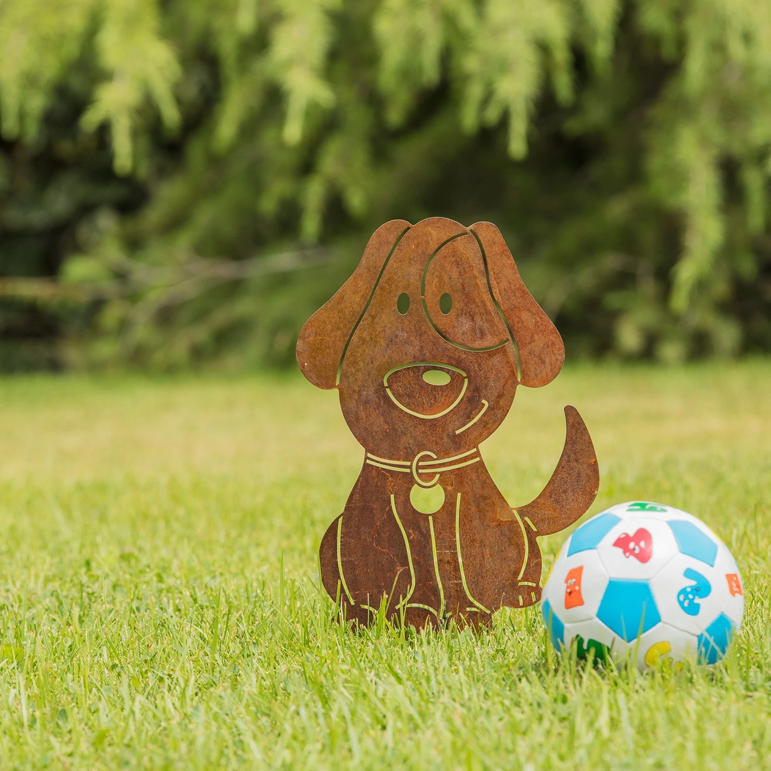 Köpek Bahçe Aksesuarı Corten 20*30cm