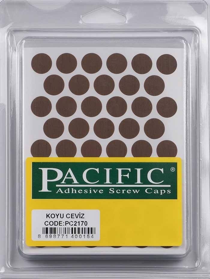 Yapışkanlı Tapa 14mm Koyu Ceviz Pacific