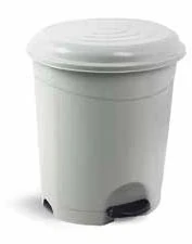 Pedallı Çöp Kovası No 3 Gri 12 Lt