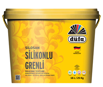 DÜFA SİLOSAN Silikonlu Grenli Dış Cephe 25KG.1001