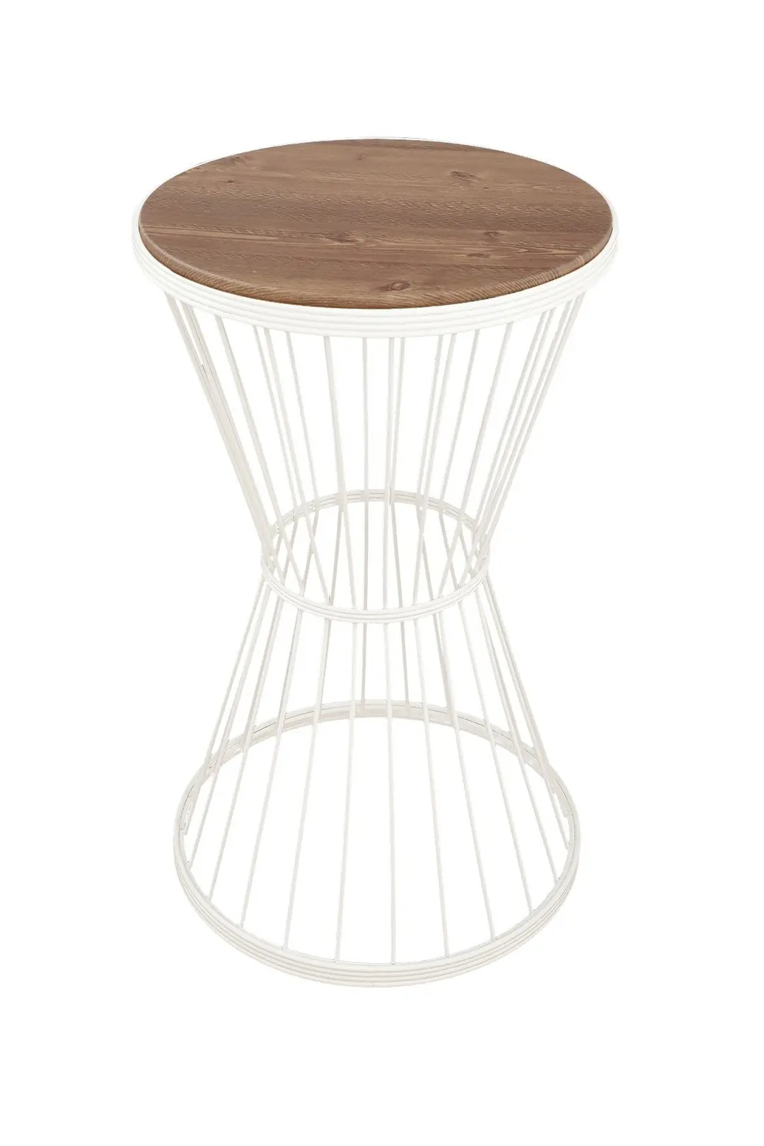 AYTUG Coffee Table White-Wooden Walnut