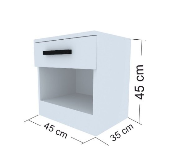 Kıyafet Dolabı 2Kapak+Komodin+ Şifoniyer 3prç Byz
