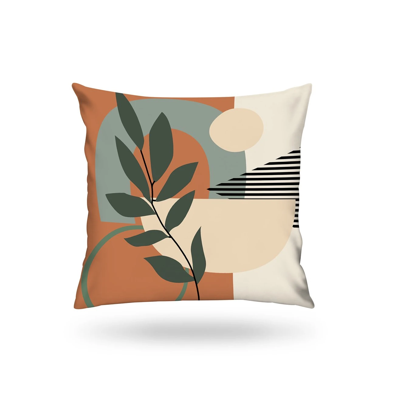 Kırlent Kılıfı İsk. Bhm Desen Krem 43x43cm