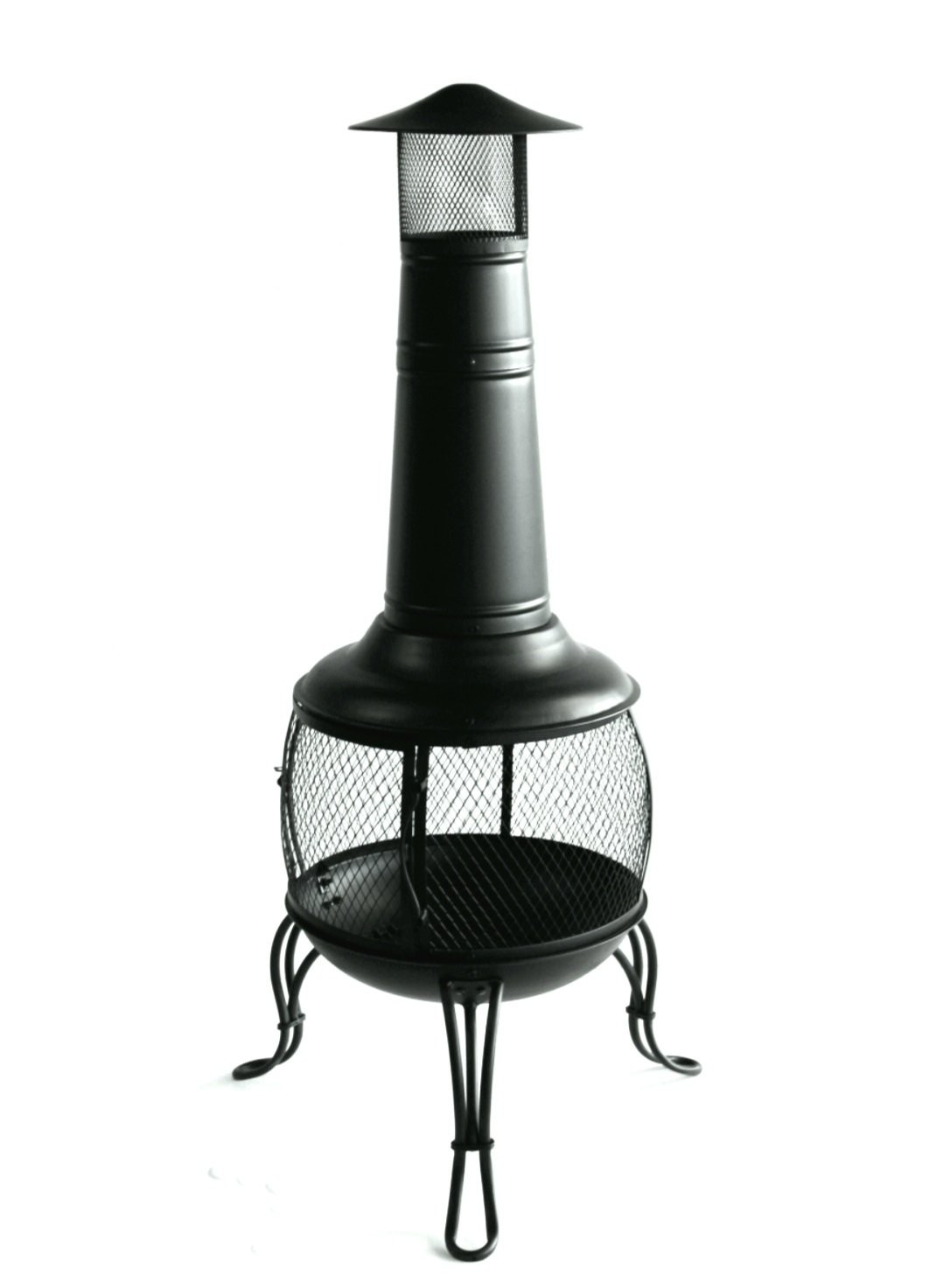 Bahçe Şöminesi Vera Çap 48,5cm Y135cm