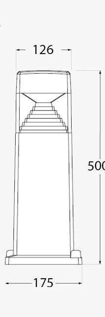 Fumagalli Arm. 50cm Ledli 7w Ester 500 Siyah