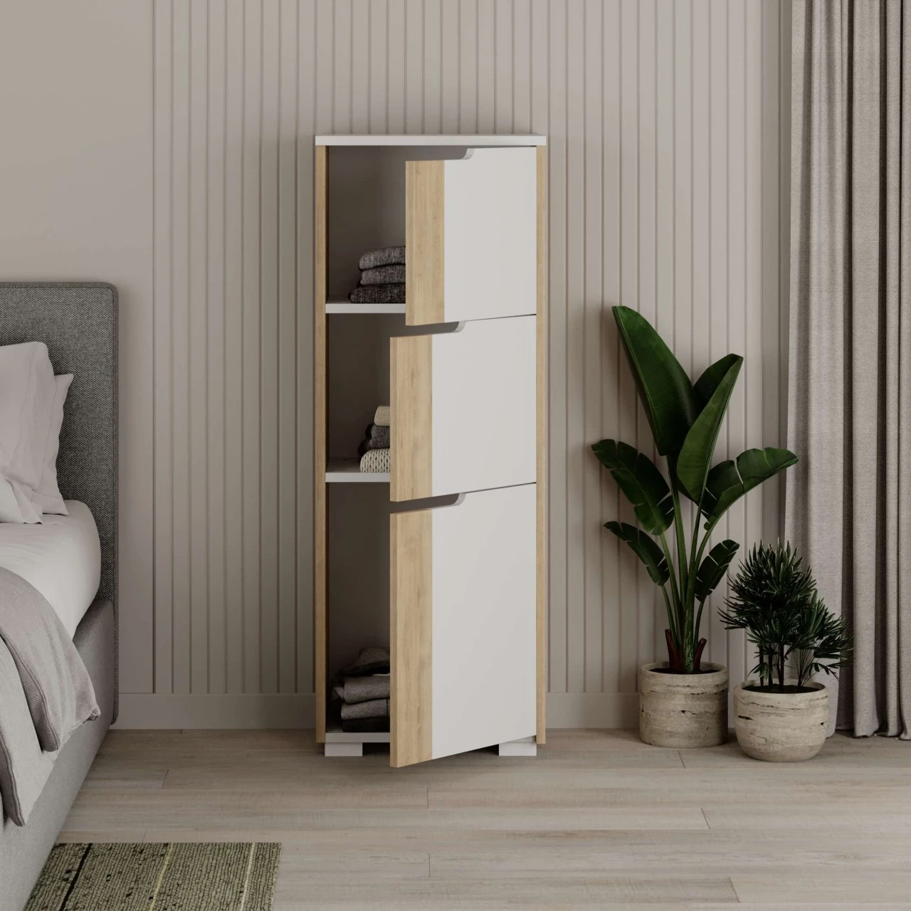 Dolap Çok Amaçlı  Max Midi S. Mese Beyaz 119*44*34