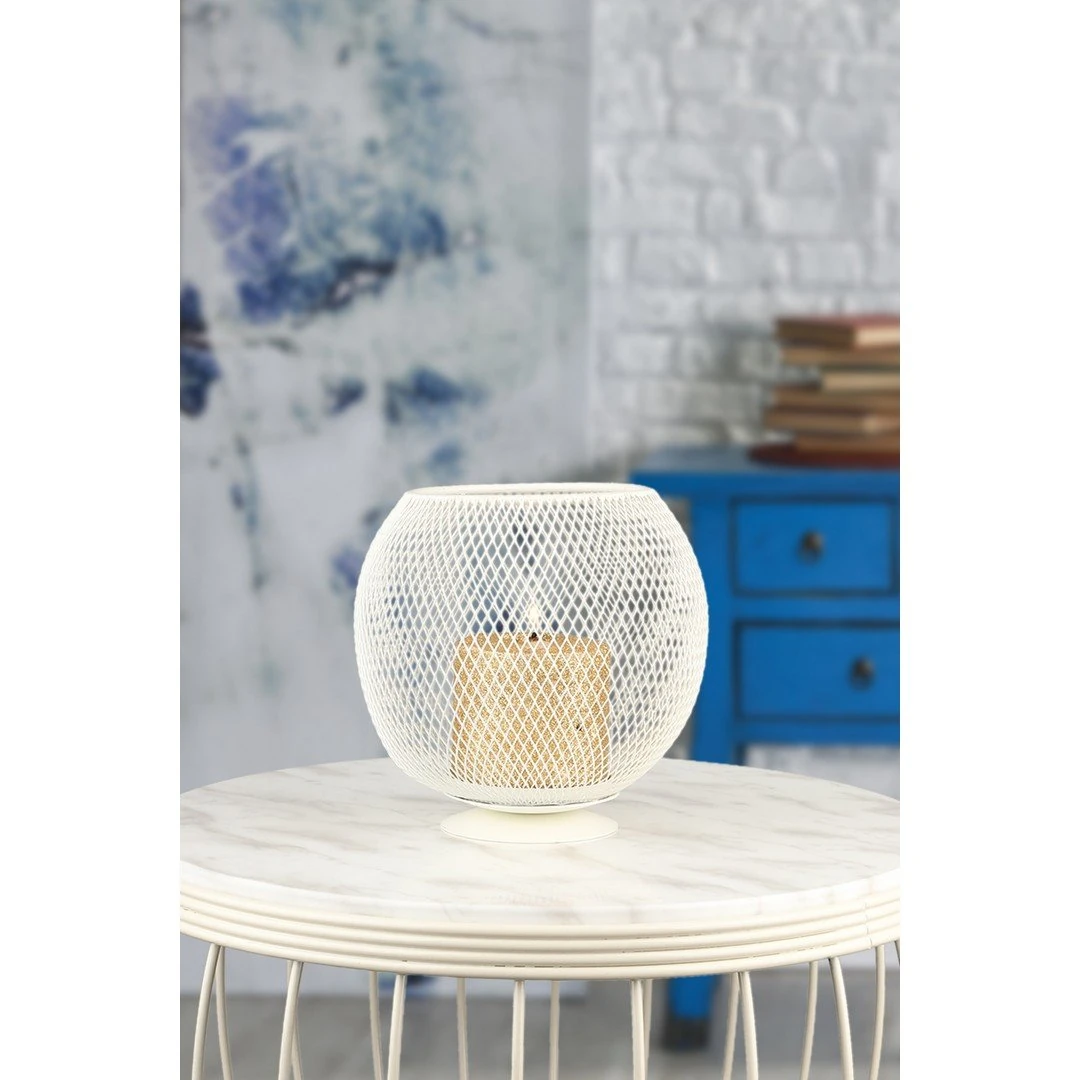 Mumluk Metal Ares Beyaz