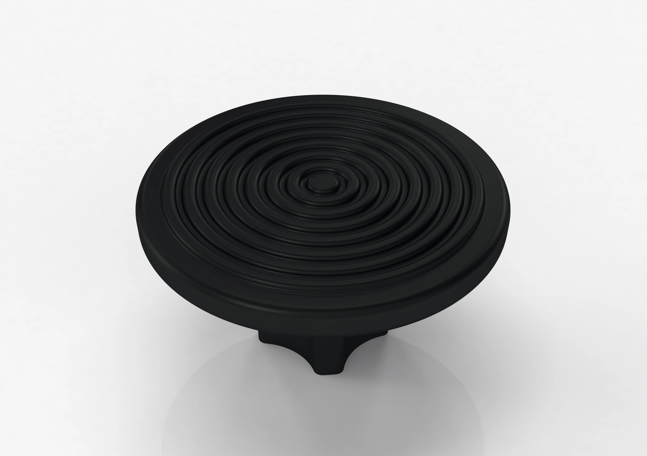 Kulp Düğme Elips Siyah