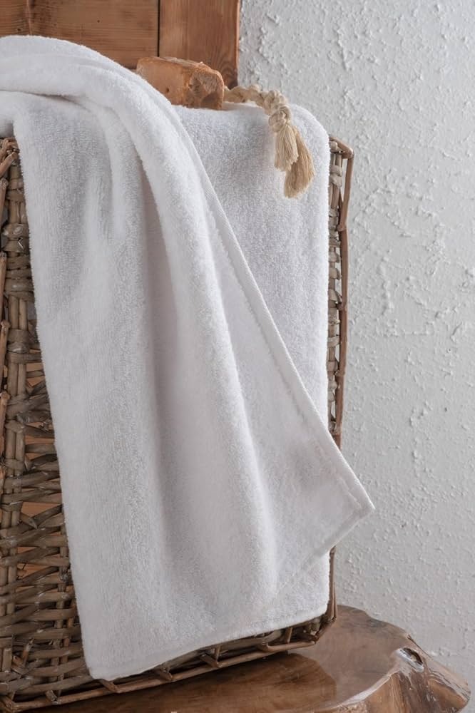Banyo Havlusu Otel Beyaz 90X150cm
