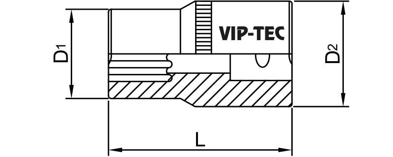 Lokma Anahtar 1/2" 6 Köşe 9mm