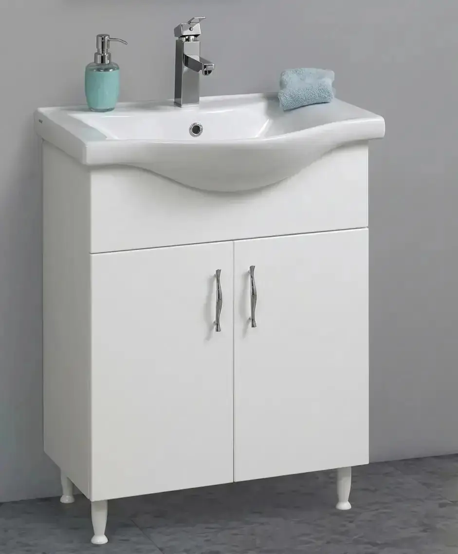 Bathroom Cabinet Classic T Bottom Module White 55cm