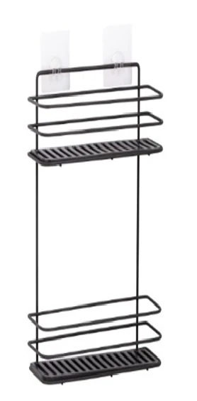 Banyo Köşe Raf D.dörtgen MagcFix 2 Katlı 28.5cm Si