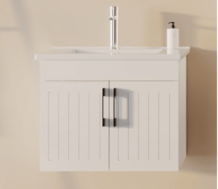 Banyo Dolabı Maya Alt  Beyaz 80 cm