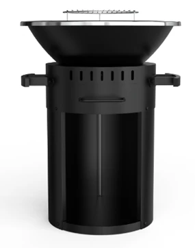 Ateş Çanağı Yüksek Siyah + Pişirme Teli 59*59*78 c