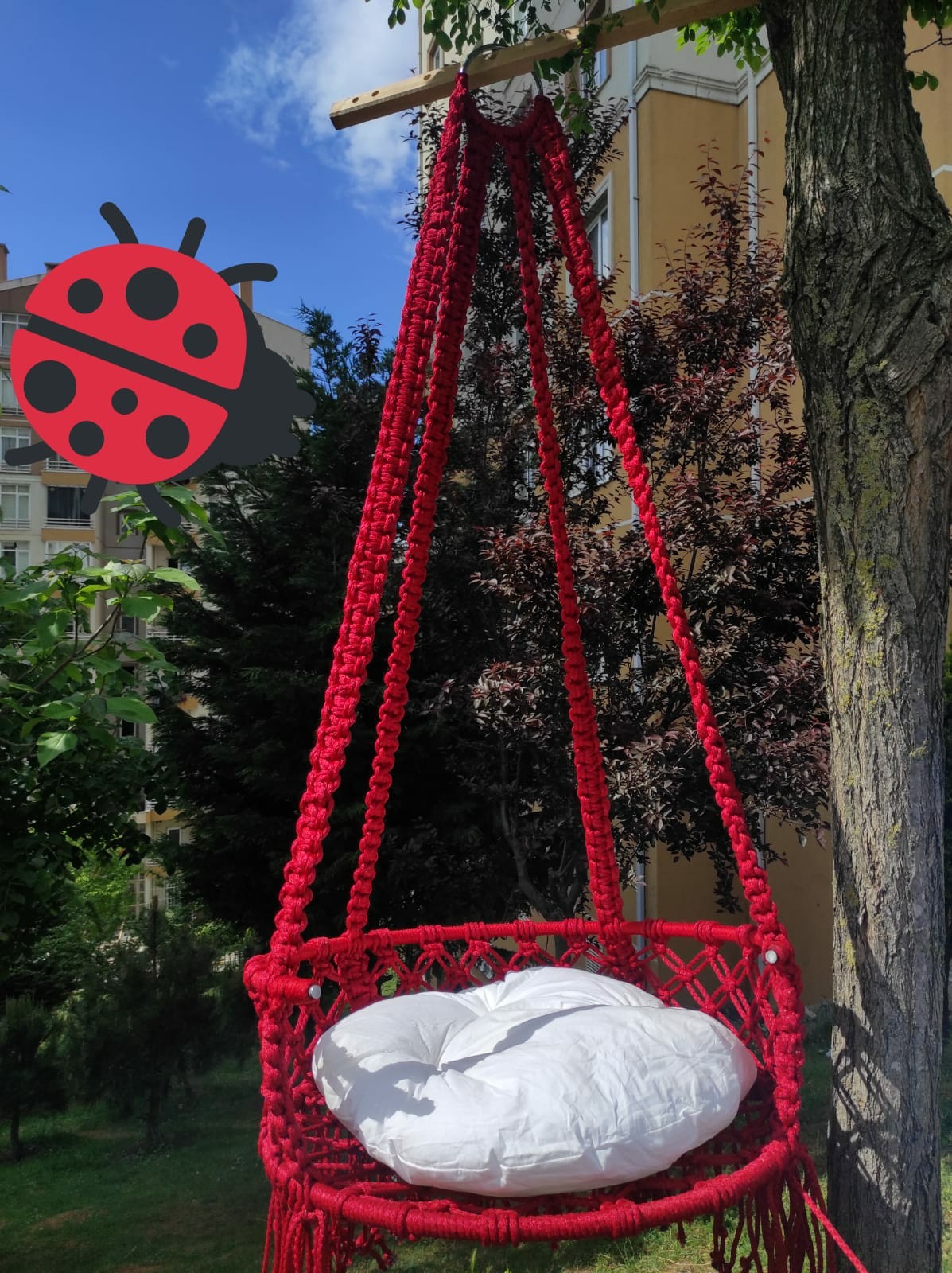 Hamak Salıncak Kırmızı 60*145cm