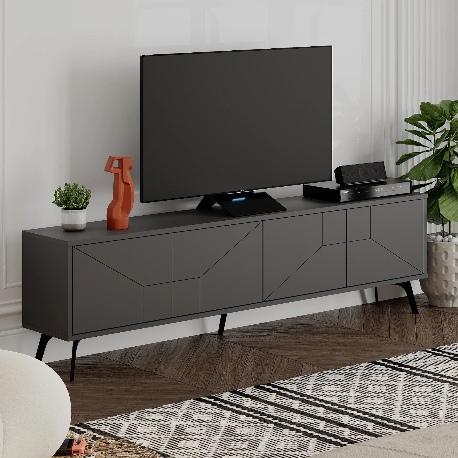TV Sehpası Dune Antrasit 180*50cm