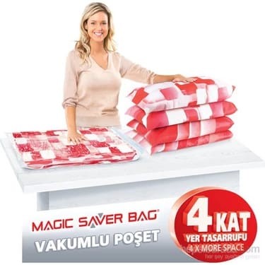 Vakum Körüklü Saklama Poşeti XXL