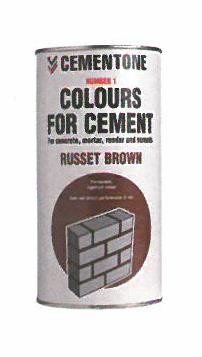 Cementone Renklendirici Russet 5Kg