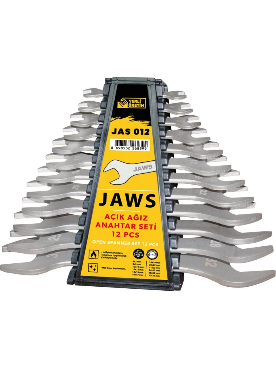 Jaws Açık Ağız Anahtar Seti 12li