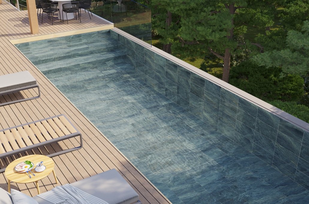 Porselen Kaymaz Seramik Maldivler Mavi 30x60