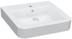 GALAXY Tez.Üstü Lavabo Beyaz Delikli 50*65