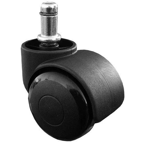 Tekerlek Pimli Dönerli Siyah 50mm