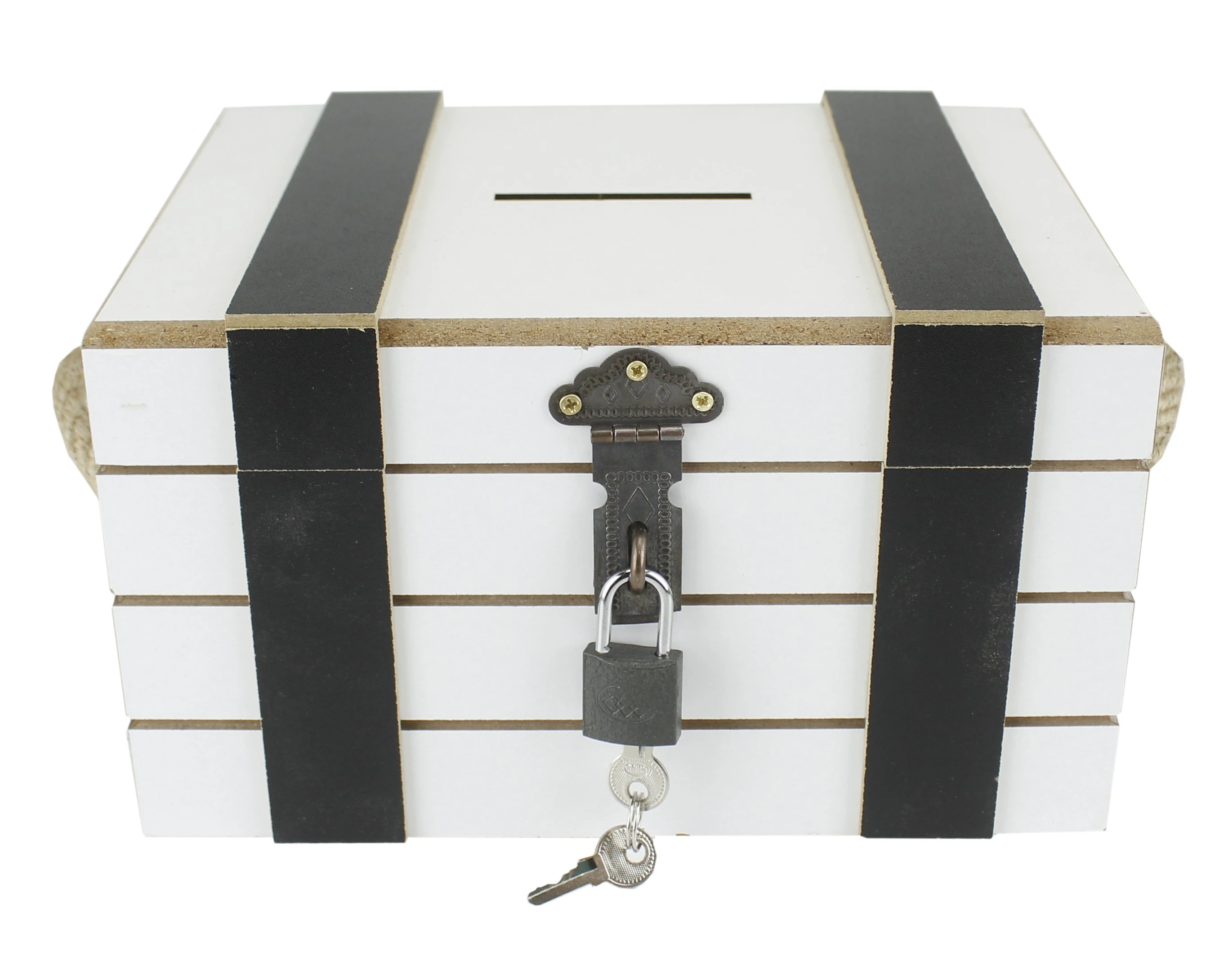 Ahşap Renkli Bahşiş Kutusu 22cm