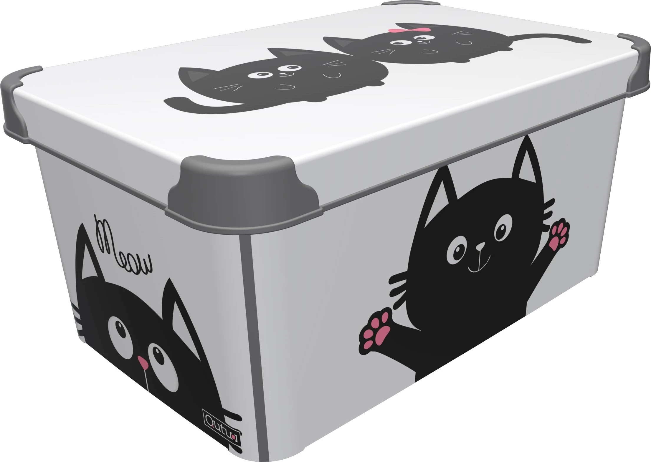 SAKLAMA KUTUSU STYLE BOX MEOW BLACK 10 L