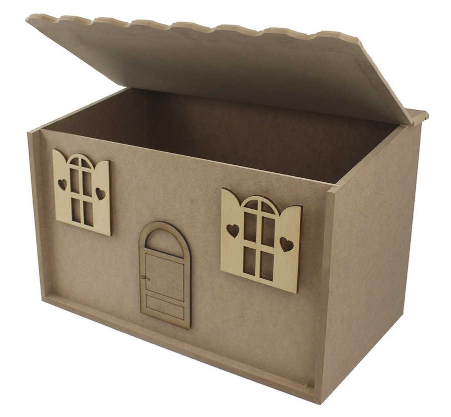 Ahşap Ekmeklik Kapı Pencereli 41*26*24cm