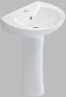 GÖKKUŞAĞI Lavabo Beyaz (46x57)