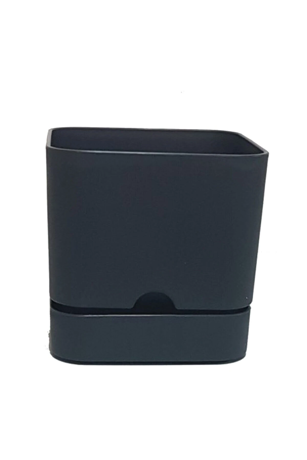 Begonya Kare Saksı 1,5Lt Antrasit