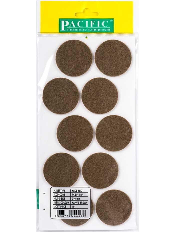 Yapışkanlı Keçe 45mm Kahve Pacific