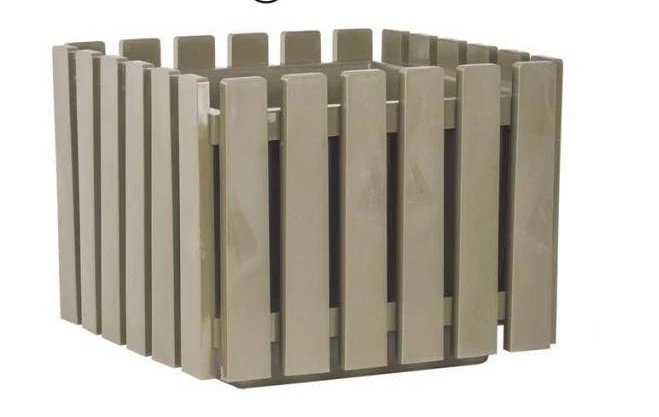 Akasya Çit Kare Saksı 13Lt S.Kahve