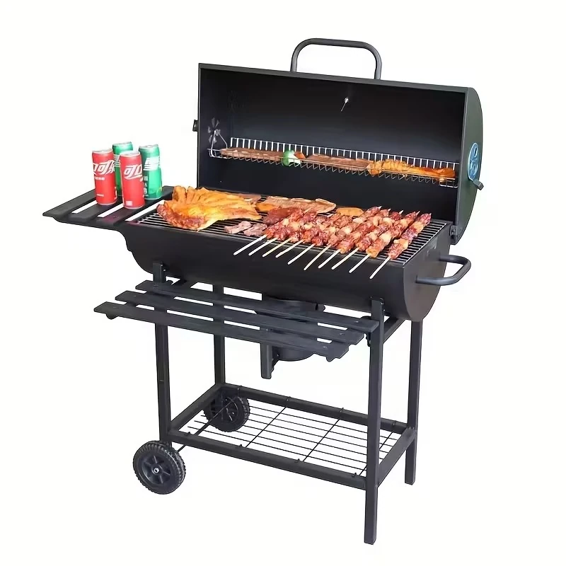 Barbekü Tekerlekli  Siyah 112*63*97cm