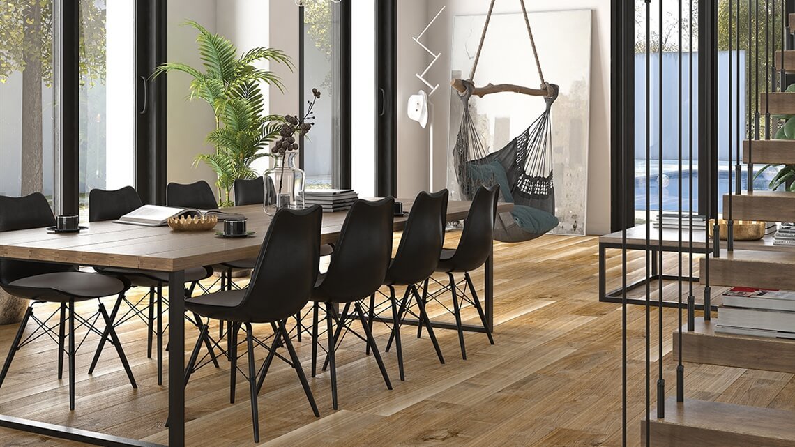 Yer-Duvar Karosu Pine Meşe Mat 20X120