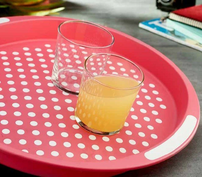 CANDY Yuvarlak Tepsi Kaymaz 40cm