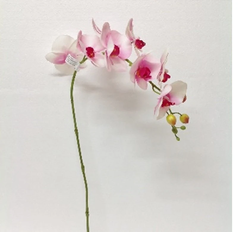 Yapay Orkide Pembe -Beyaz