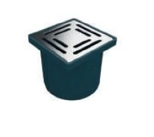 Yer Süzgeçi Paslanmaz Izgara Plastik Çerçeve 10x10