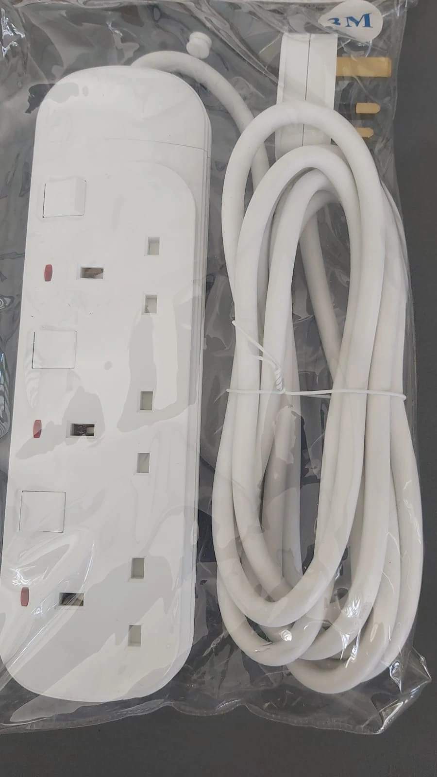 Uzatma Kablosu 3lü 3 Switch 3m 13a