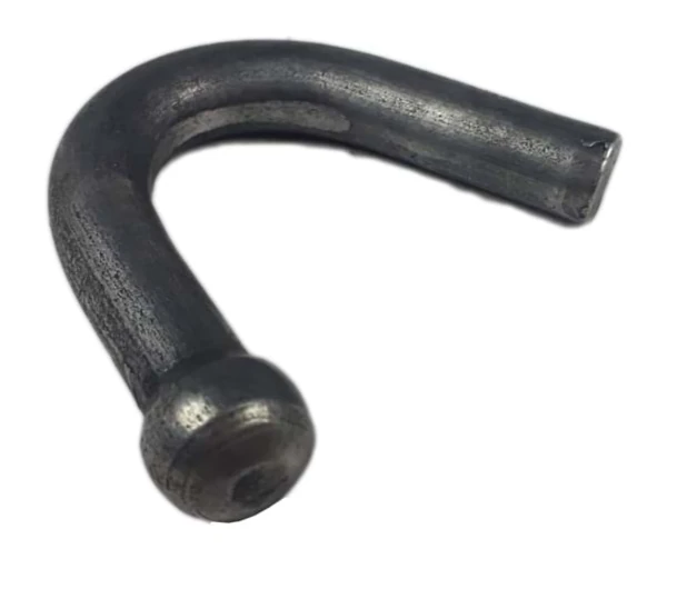 Kanca Düz Siyah 12mm