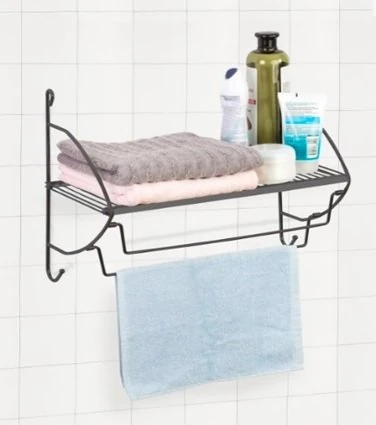 Banyo Havlu Rafı Beyaz