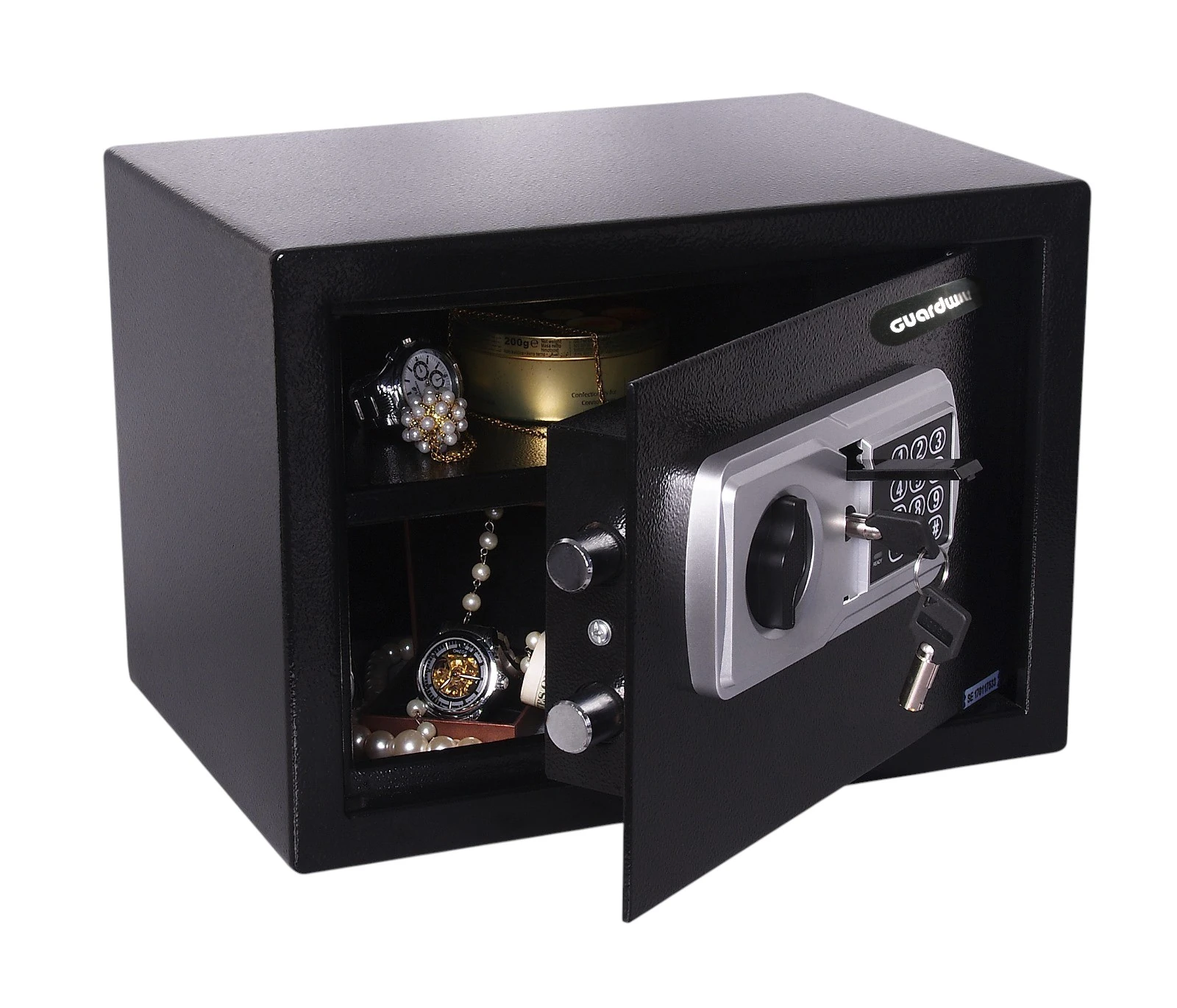 Çelik Para Kasası Elektronik Siyah 30x38x30cm