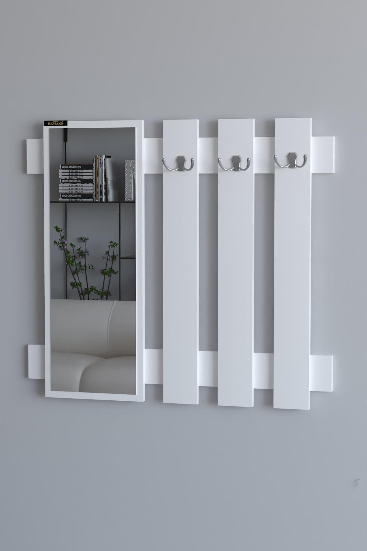 Askılık Hook Duvara Monte Beyaz 90x80cm