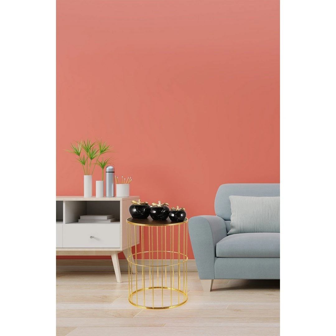 TİTANİC Sehpa Gold-Ahşap Ceviz