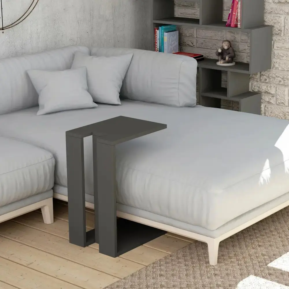 Side Table Muju Black Wood 57*40*30cm