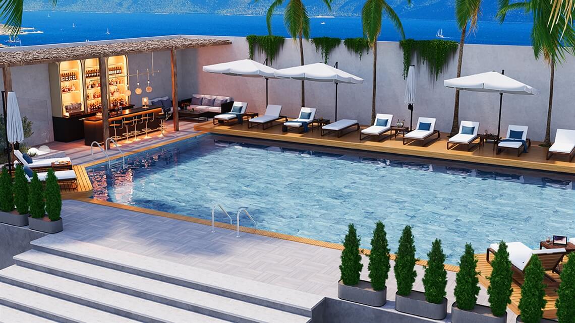 Porselen Kaymaz Seramik Maldivler Mavi 30x60