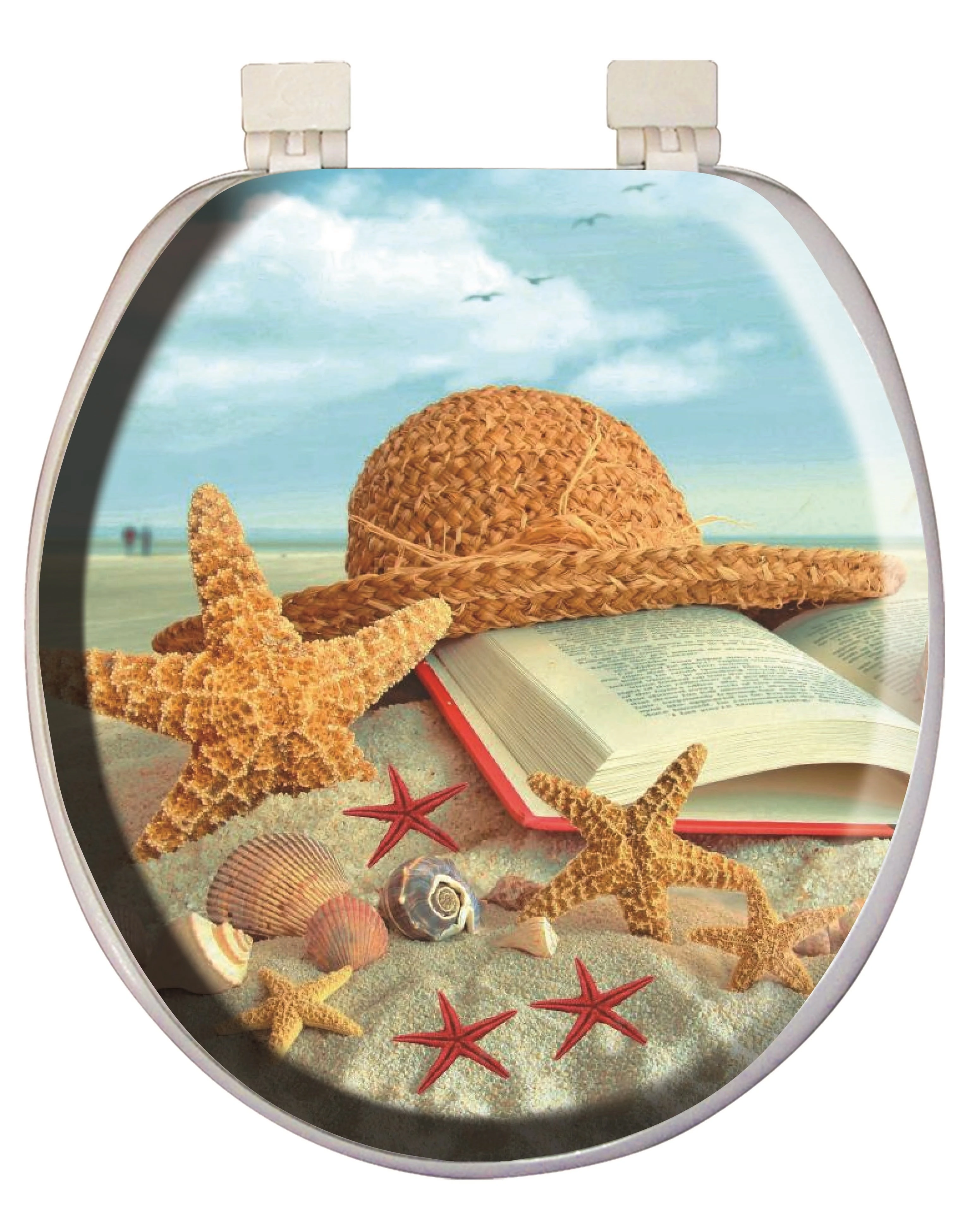 Klozet Kapağı Kumsal 1 Desenli Eko Süngerli